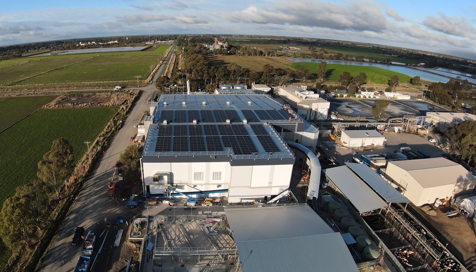 A picture of the expanded Tongala site following its recent expansion