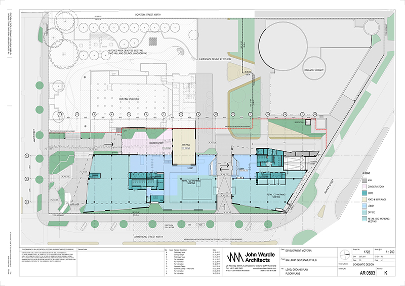 Architectural design for the Ballarat GovHub