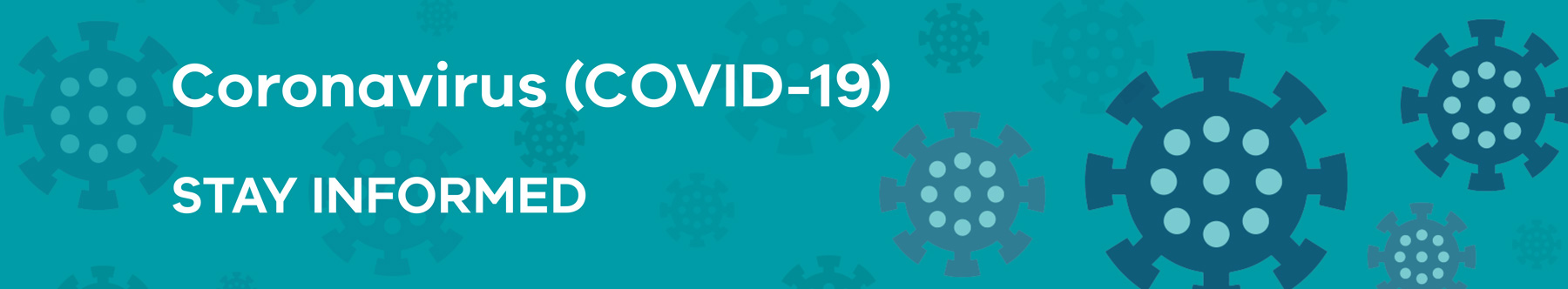 Coronavirus (COVID-19) update graphic