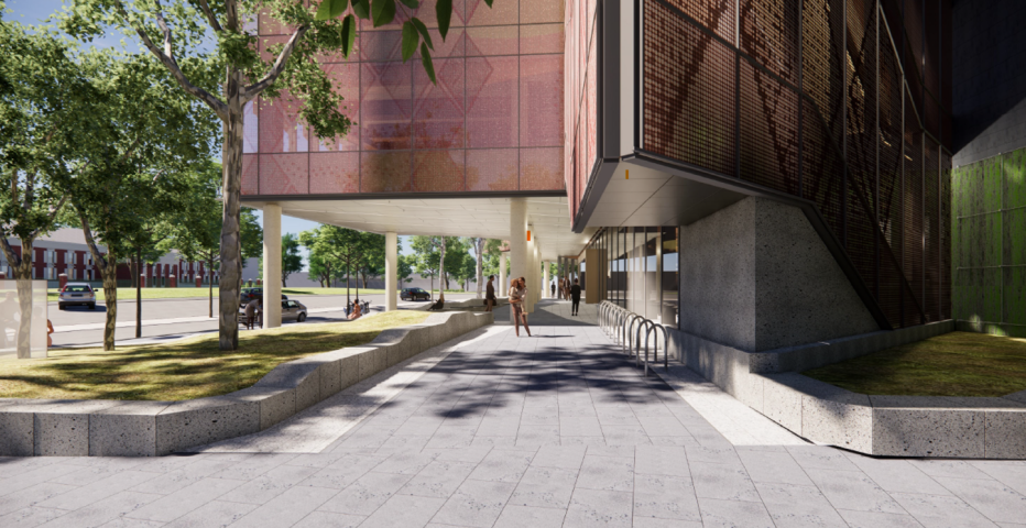 Artist impression of the Bendigo GovHub