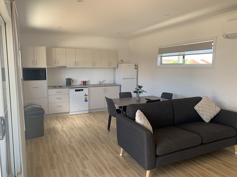 A picture of inside one of the new units