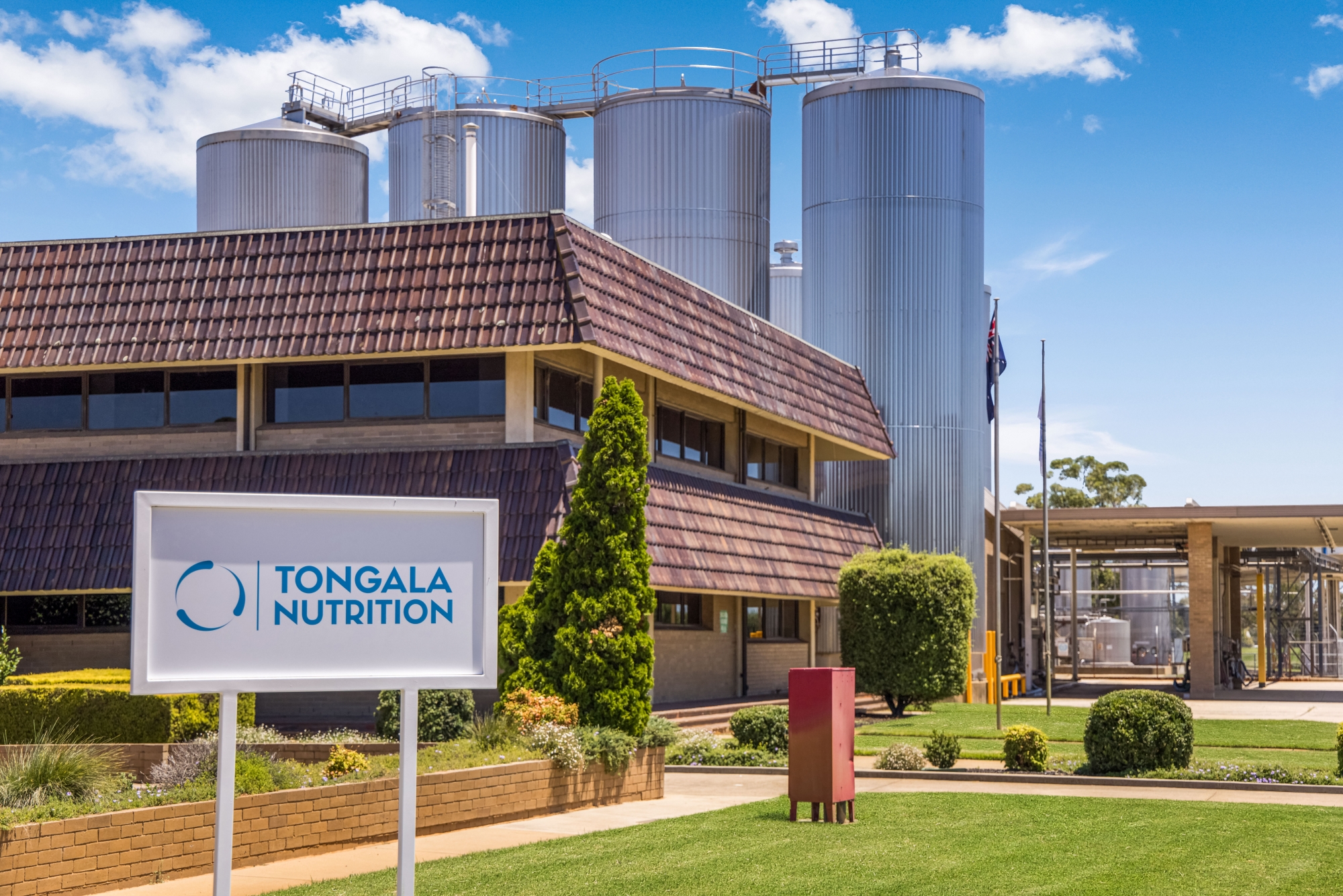 A picture of the Tongala Nutrition facility and offices