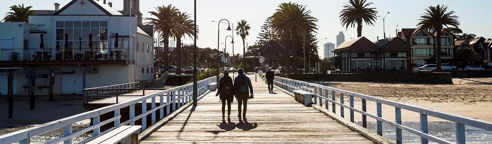 Port Melbourne board walk