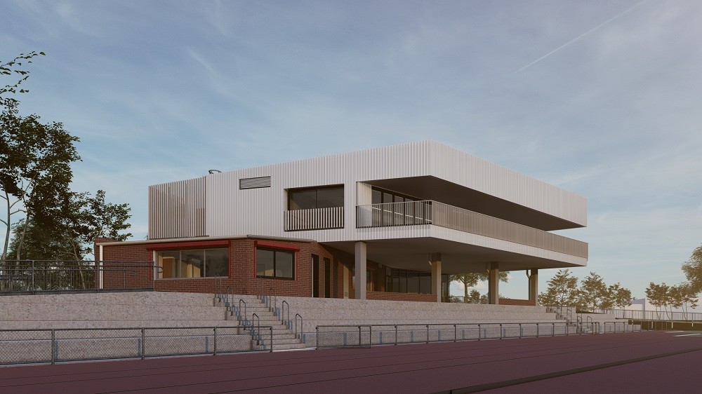 Artist's impression of the John Landy Athletics Field upgrade