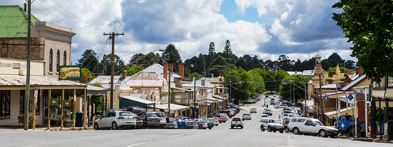 Main street of Beechworth