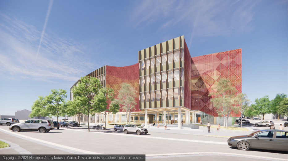 Artist impression of the Bendigo GovHub