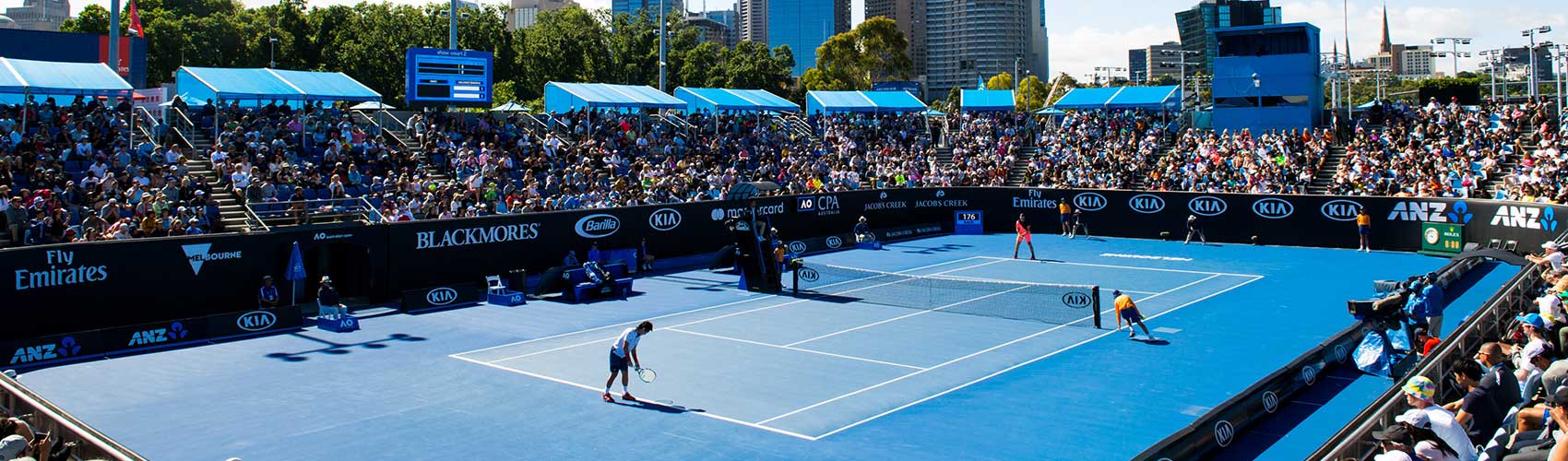 The Australian Open Tennis competition, Melbourne