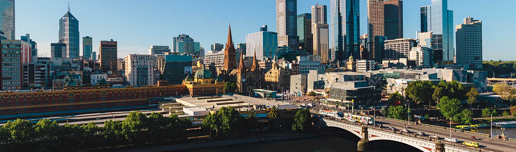 Melbourne City Skyline