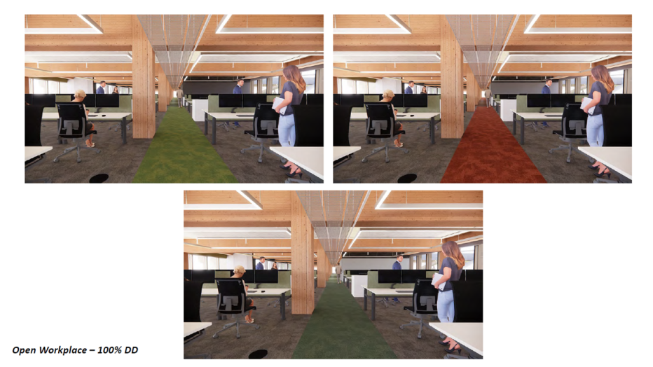 Artist impression of the foyer at Bendigo GovHub