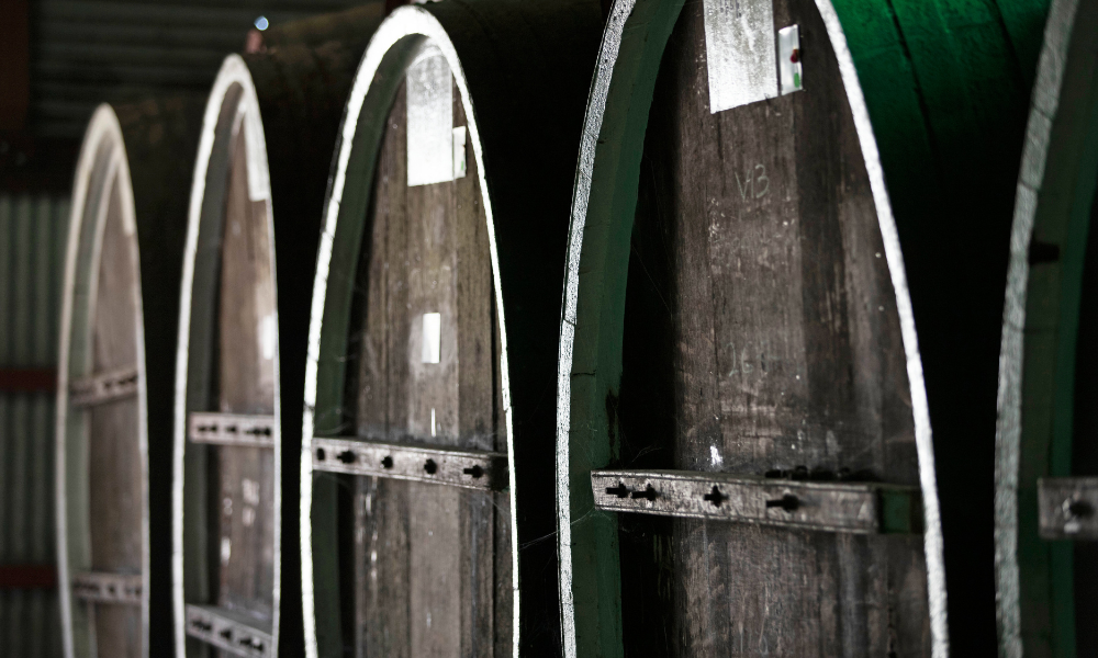 Image of wine barrels