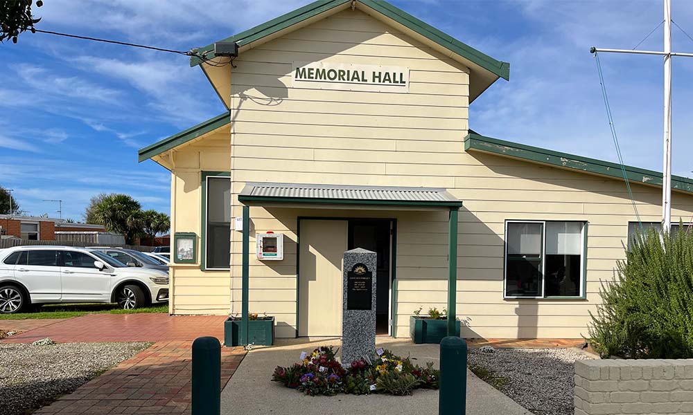 The outside of St Leonards Memorial Hall